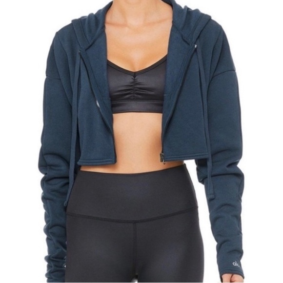 ALO Yoga Extreme Crop Jacket Training yoga Athleisure - Picture 1 of 12
